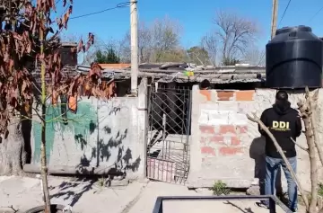 Los "secuestrados" permanecieron en esta vivienda hasta que se pag el rescate. (Foto: gentileza poca)