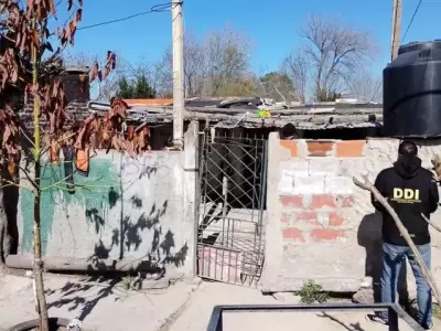 Los "secuestrados" permanecieron en esta vivienda hasta que se pag el rescate. (Foto: gentileza poca)