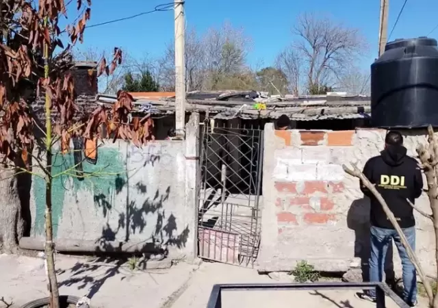 Los "secuestrados" permanecieron en esta vivienda hasta que se pag el rescate. (Foto: gentileza poca)