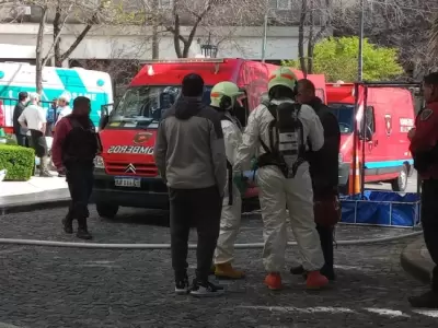 Evacuaron un lujoso hotel de Retiro por una fuga de gas. Foto: NA