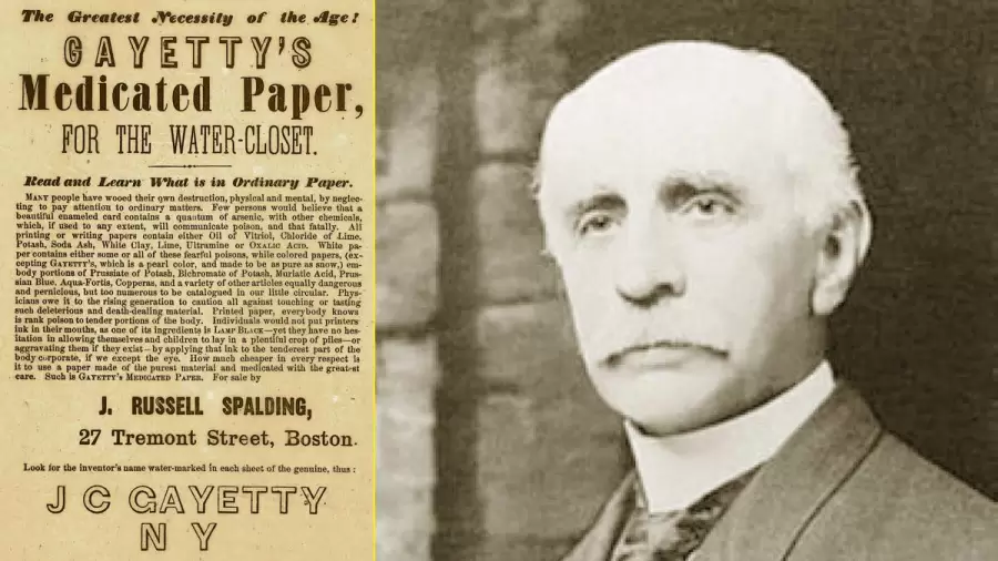 Joseph Gayetty, inventor del papel higinico