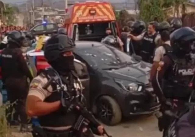 El tiroteo comenz en el vehculo de los sicarios y continu en la peligrosa barriada de Monte Sina.