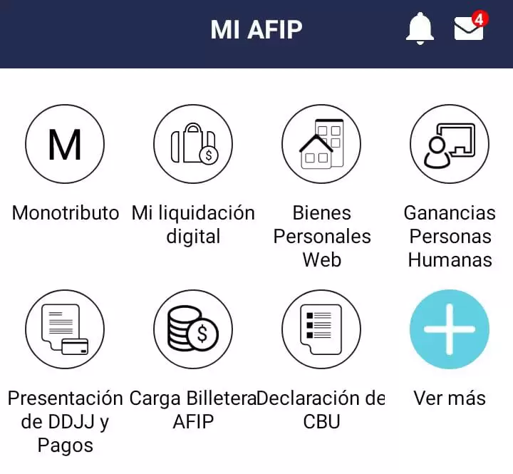 Mi liquidacin digital desde la App de Mi Afip