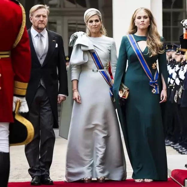 Familia real en el Prinsjesdag.