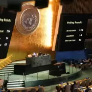 ONU:124 naciones votaron por la salida israel de Palestina: Argentina no acompa