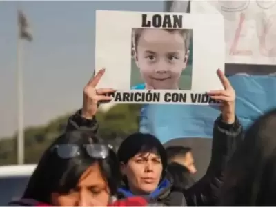 La sociedad correntina sigue marchando para que el nio aparezca. (Foto: web)