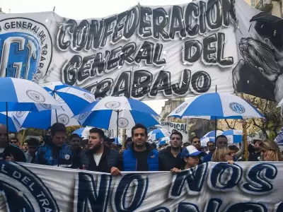 Uno de los tantos paros organizados por la CGT