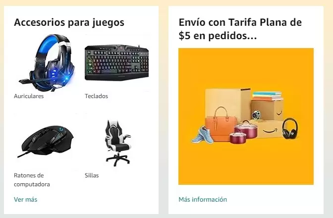 Amazon ofrece envos a la Argentina con un precio accesible