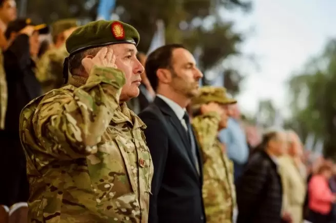 Autoridades presentes durante la inauguracin