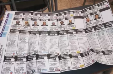 El elector podr variar su voto en un solo papel