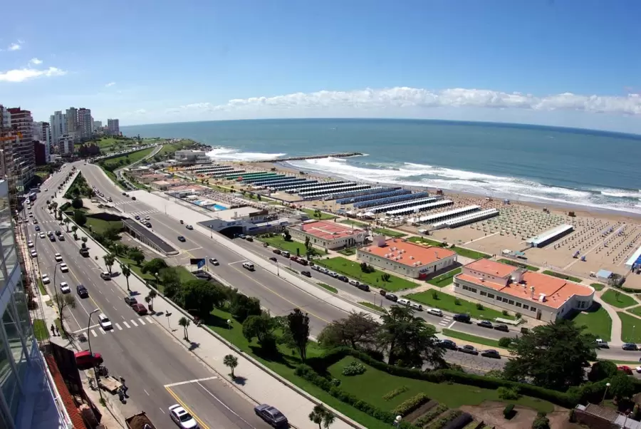 Playa Grande, un clsico de la ciudad de Mar del Plata.