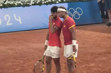 Carlos Alcaraz y Rafa Nadal