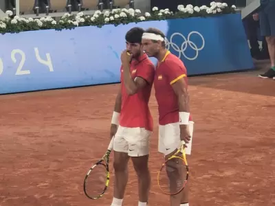 Carlos Alcaraz y Rafa Nadal