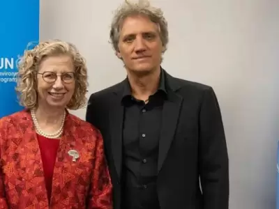 El exbaterista de la legendaria banda argentina liderada por Gustavo Cerati, sumar su faceta artstica al Medio Ambiente