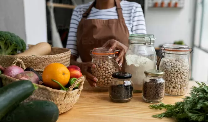 Aconsejan almacenar legumbres en tarros bien limpios y secos con el fin de mantenerlos disponibles para la futura cocina casera.