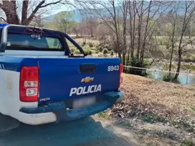 Los restos de la vctima fueron hallados a orillas del ro Cosqun. (Foto: web)