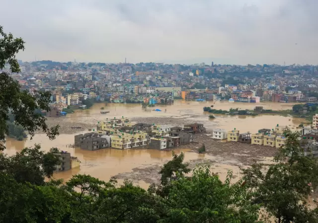 Inundaciones en Nepal