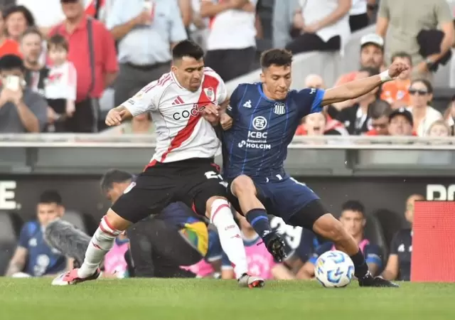 Talleres super� a River en el Monumental. Foto: Prensa River