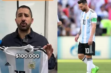 Walter Colonnese desglos precio por precio y determin el costo de una camiseta de Messi.