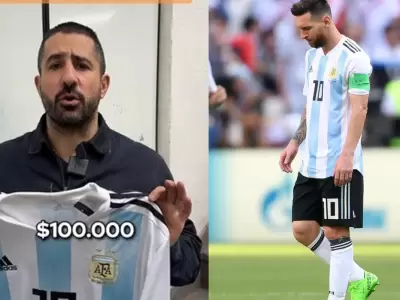 Walter Colonnese desglos precio por precio y determin el costo de una camiseta de Messi.