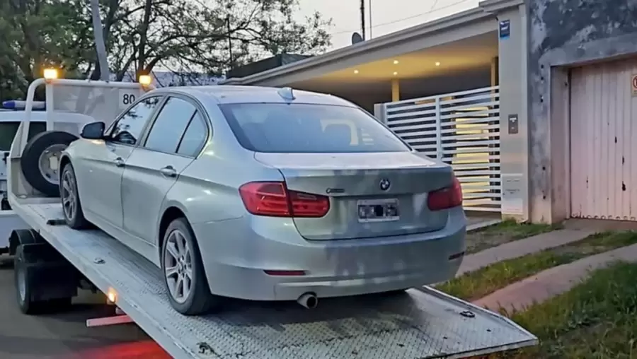 El BMW es recuperado.