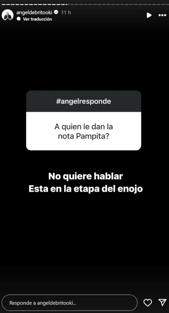 Caja de preguntas de Instagram realizada por ngel de Brito