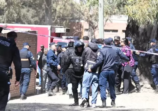 El sangriento hecho caus� conmoci�n en San Luis. (Gentileza: diario La Rep�blica)