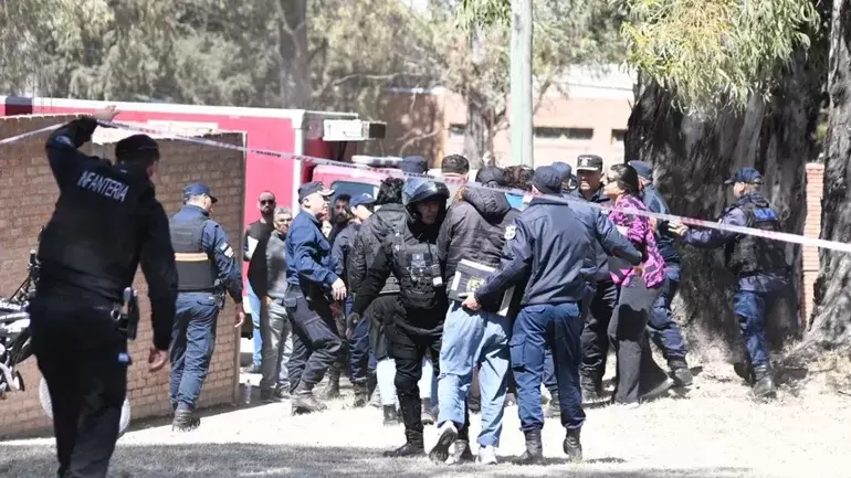 El sangriento hecho causó conmoción en San Luis. (Gentileza: Diario La República)