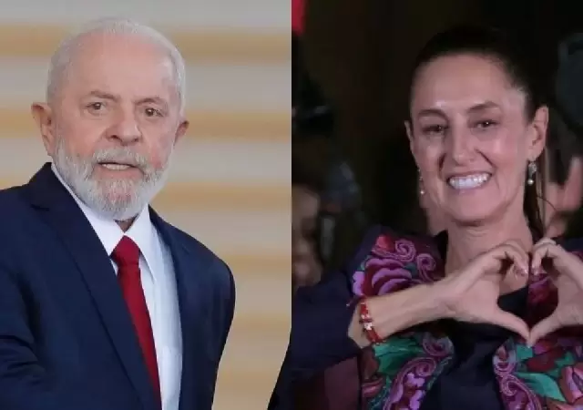 Lula Da Silva y Claudia Sheinbaum.