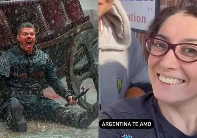 Influencer de viajes se encontr al actor de Vikings.