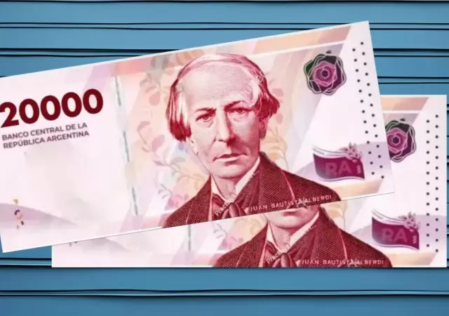 El billete de $ 20.000 comenzar� a circular en Argentina a fines de octubre.