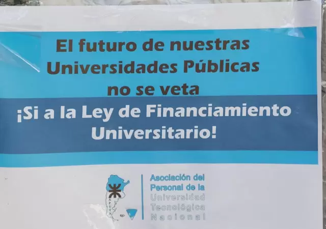 La UTN en pie de lucha por las universidades p�blicas.