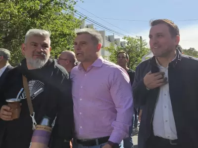 Tadeo Garc�a Zalazar se sum� a la marcha universitaria y critic� al Gobierno nacional