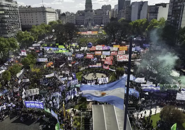 Marcha Federal Universitaria del 2 de octbre.