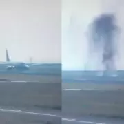 Video: as� explot� una bomba de la II Guerra Mundial en un aeropuerto de Jap�n