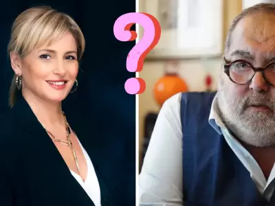 Romina Manguel y Jorge Lanata.