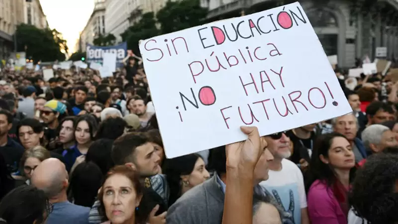 "La marcha perdió relevancia por la presencia de algunos dirigentes políticos" (Osvaldo Llancafilo)