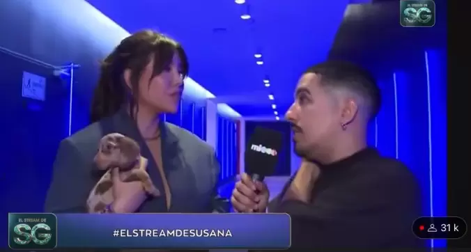 Momento de Wanda y su error en Telefe.