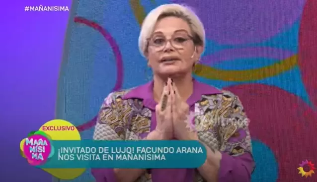 Carmen habl� en Ma�an�sima contra la medida.