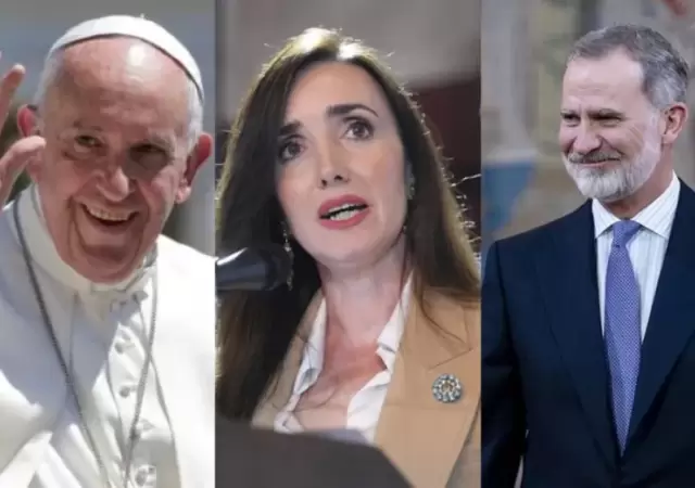 La vicepresidenta Villarruel se reunir� con dos jefes de Estado: Felipe VI y el papa Francisco.
