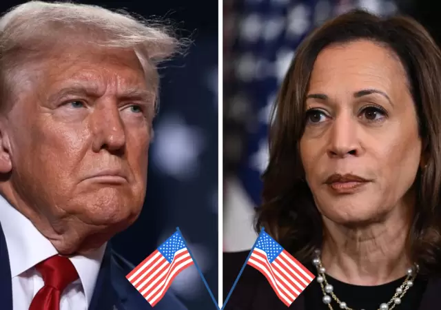 Donald Trump, Kamala Harris