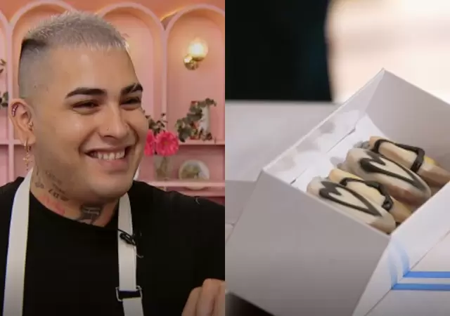 Callejero Fino prepar� alfajores de fernet en Bake Off Famosos.