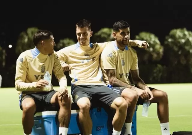 Nahuel Molina, Giovani Lo Celso y Cuti Romero