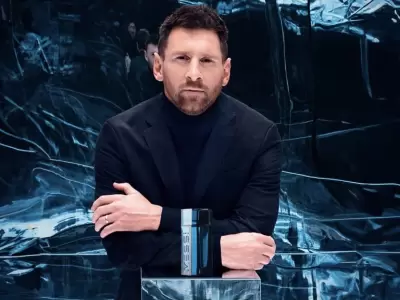 Lionel Messi present� su perfume