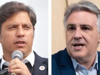 Axel Kicillof y Mart�n Llaryora.