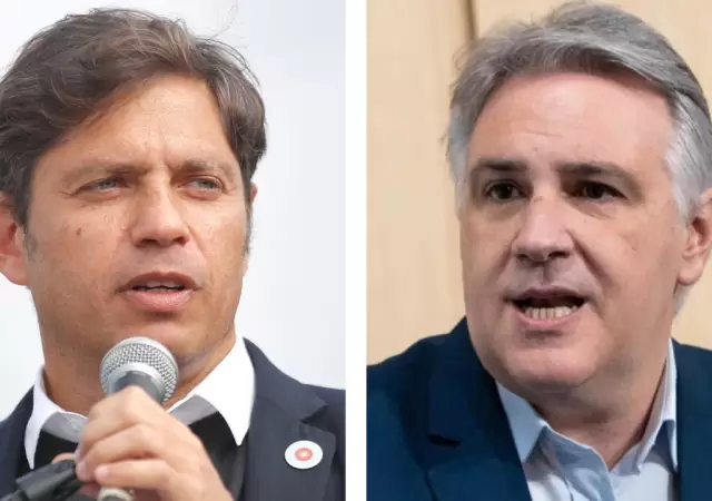 Axel Kicillof y Mart�n Llaryora.
