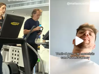 Se encontr� a Paul McCartney en el gym.