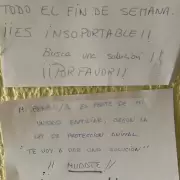 Guerra entre vecinos: los mensajes cruzados por un perro que ladra