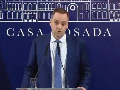 El vocero presidencial, Manuel Adorni.