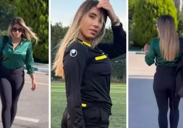 Elif Karaarslan, la �rbitra sancionada en el f�tbol turco.